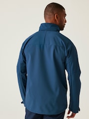 Regatta Blue Mens Arana Softshell Jacket - Image 2 of 7