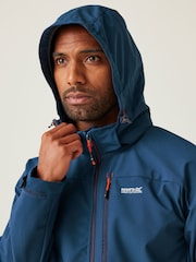 Regatta Blue Mens Arana Softshell Jacket - Image 4 of 7