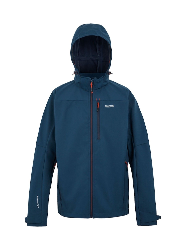 Regatta Blue Mens Arana Softshell Jacket - Image 5 of 7