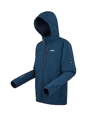 Regatta Blue Mens Arana Softshell Jacket - Image 7 of 7