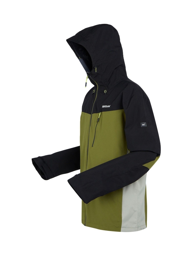 Regatta Green Mens Birchdale Waterproof Jacket - Image 7 of 7