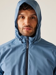 Regatta Blue Mens Shorebay Waterproof Jacket III - Image 6 of 10