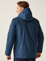 Regatta Blue Mens Sterlings IV Waterproof Jacket - Image 2 of 6