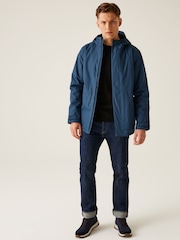 Regatta Blue Mens Sterlings IV Waterproof Jacket - Image 3 of 6