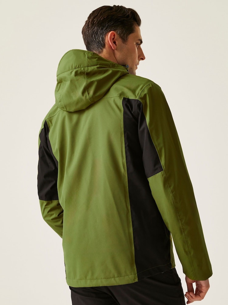 Regatta Green Mens Birchdale II Waterproof Jacket - Image 2 of 9 Regatta Green Mens Birchdale II Waterproof Jacket - Image 2 of 9