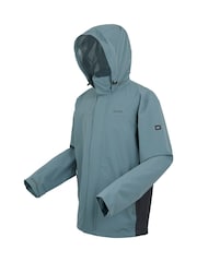 Regatta Grey Mens Matt II Waterproof Jacket - Image 6 of 7