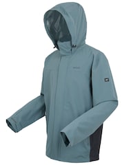 Regatta Grey Mens Matt II Waterproof Jacket - Image 7 of 7
