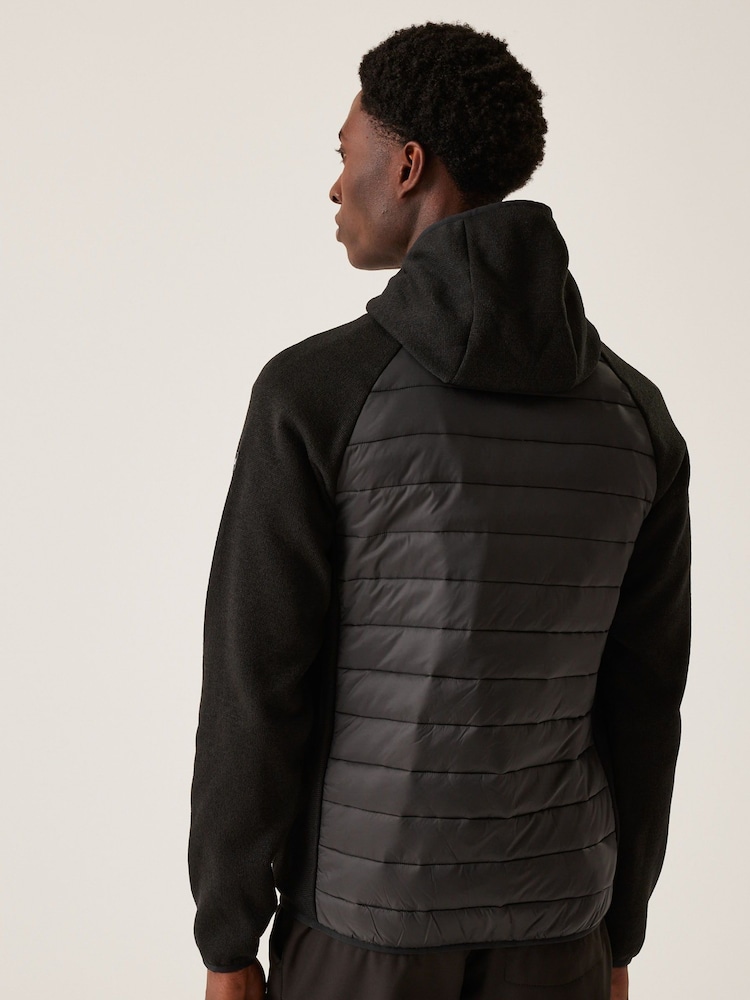 Regatta Black Mens Newhill Hybrid Jacket - Image 2 of 7