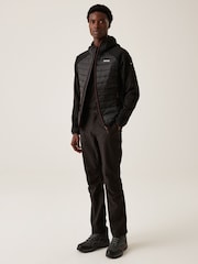 Regatta Black Mens Newhill Hybrid Jacket - Image 3 of 7
