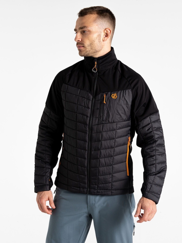 Dare 2b Mens Mountaineer II Hybrid Black Jacket - Image 1 of 4