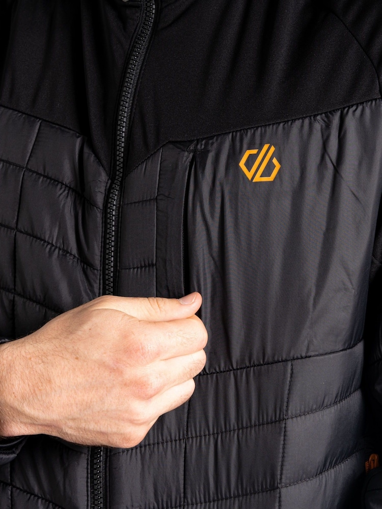 Dare 2b Mens Mountaineer II Hybrid Black Jacket - Image 4 of 4