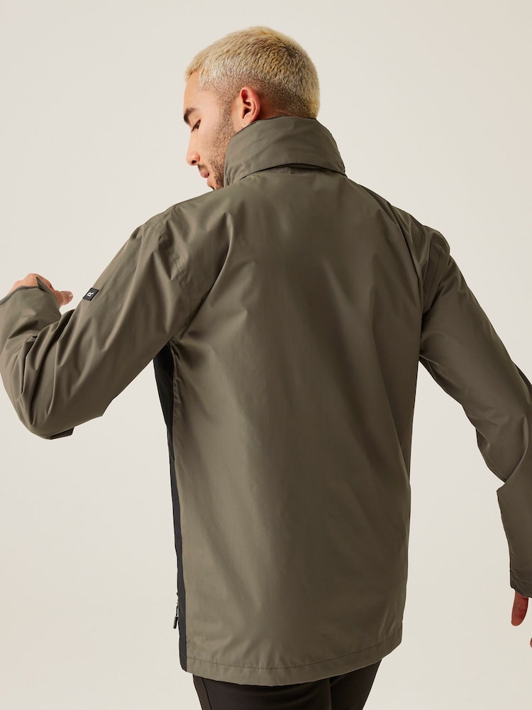 Regatta Brown Mens Matt II Waterproof Jacket - Image 2 of 6