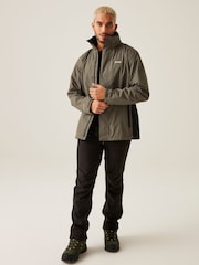 Regatta Brown Mens Matt II Waterproof Jacket - Image 3 of 6