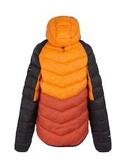 Regatta Orange Mens Hooded Dalent Padded Jacket - Image 6 of 6