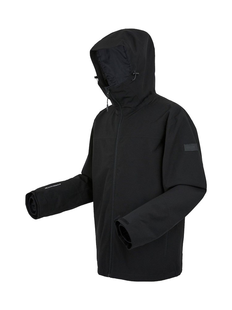 Regatta Black Mens Coriver 2 In 1 Jacket - Image 11 of 11