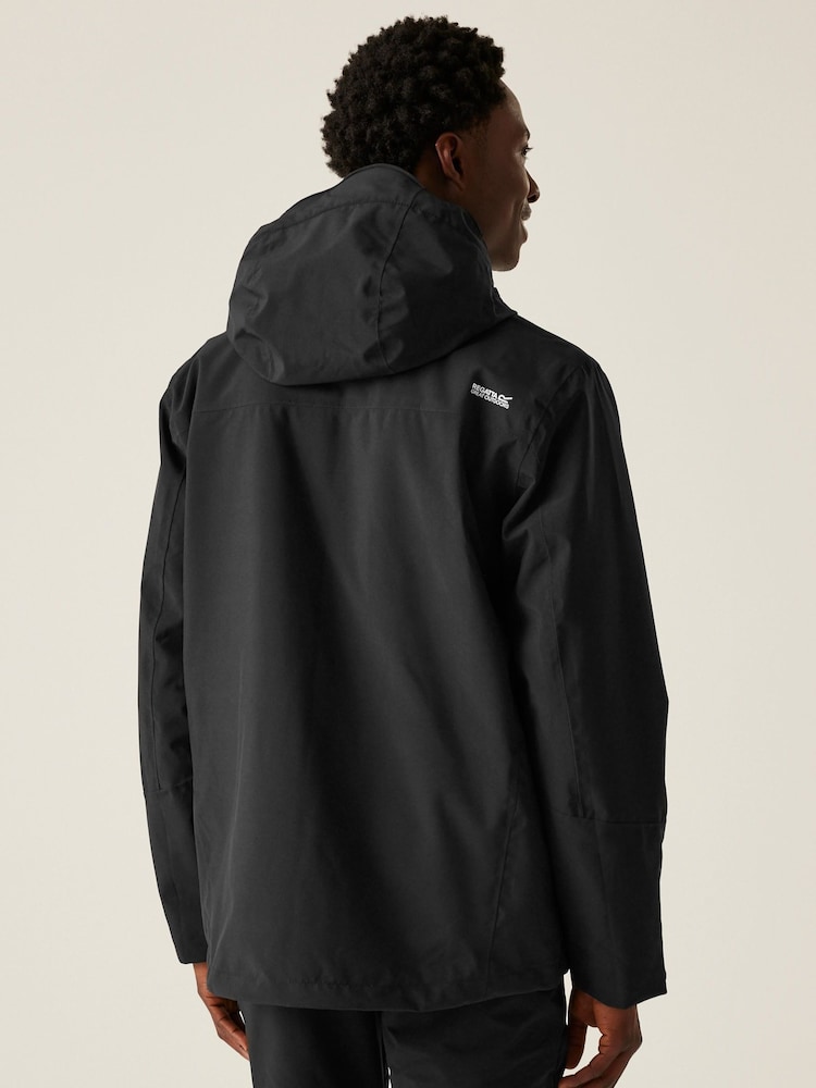 Regatta Black Mens Coriver 2 In 1 Jacket - Image 2 of 11