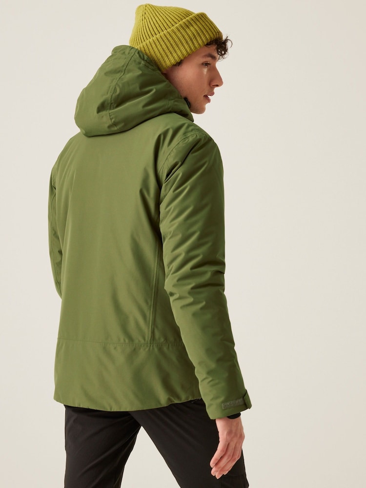 Regatta Green Mens Frelton Waterproof Jacket - Image 2 of 8