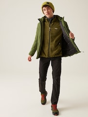 Regatta Green Mens Frelton Waterproof Jacket - Image 3 of 8
