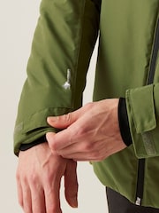 Regatta Green Mens Frelton Waterproof Jacket - Image 6 of 8