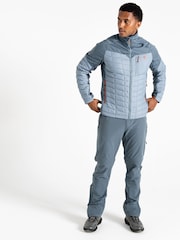 Dare 2b Mens Grey Mountaineer II Hybrid Jacket - Image 2 of 6