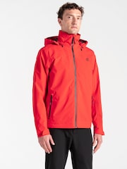 Dare 2b Mens Red Switch Out II Waterproof Jacket - Image 1 of 7