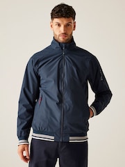 Regatta Blue Chrome Mens Shorebay Waterproof Jacket III - Image 1 of 9