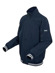 Regatta Blue Chrome Mens Shorebay Waterproof Jacket III - Image 9 of 9
