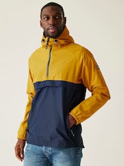 Regatta Yellow Mens Tayan Over The Head Waterproof Jacket - Image 1 of 6