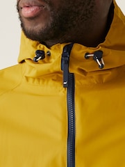 Regatta Yellow Mens Tayan Over The Head Waterproof Jacket - Image 4 of 6