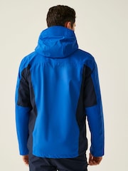 Regatta Blue Chrome Mens Birchdale II Waterproof Jacket - Image 2 of 9