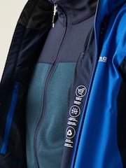 Regatta Blue Chrome Mens Birchdale II Waterproof Jacket - Image 4 of 9