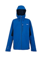 Regatta Blue Chrome Mens Birchdale II Waterproof Jacket - Image 7 of 9