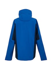 Regatta Blue Chrome Mens Birchdale II Waterproof Jacket - Image 8 of 9