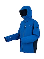 Regatta Blue Chrome Mens Birchdale II Waterproof Jacket - Image 9 of 9