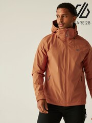 Dare 2b Mens Orange Switch Out II Waterproof Jacket - Image 11 of 13