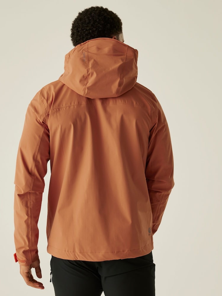 Dare 2b Mens Orange Switch Out II Waterproof Jacket - Image 2 of 8 Dare 2b Mens Orange Switch Out II Waterproof Jacket - Image 2 of 8