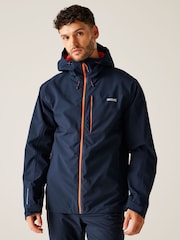 Regatta Blue Mens Birchdale II Waterproof Jacket - Image 1 of 9