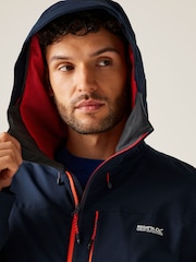 Regatta Blue Mens Birchdale II Waterproof Jacket - Image 6 of 9