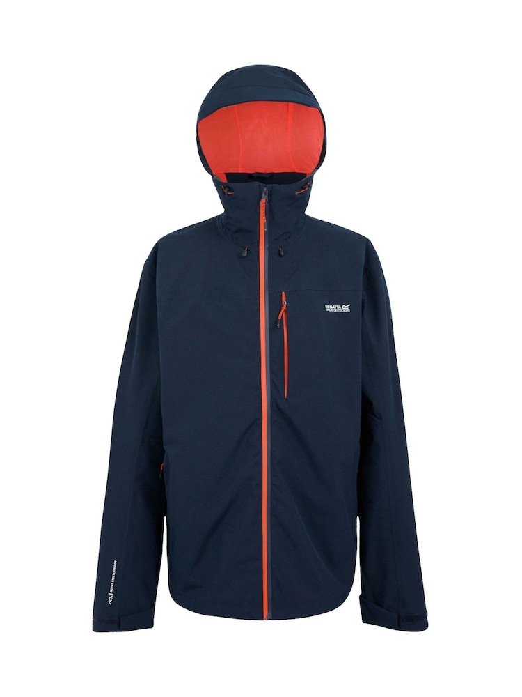 Regatta Blue Mens Birchdale II Waterproof Jacket - Image 7 of 9