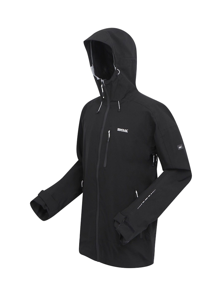 Regatta Black Mens Okara Waterproof Jacket - Image 7 of 7