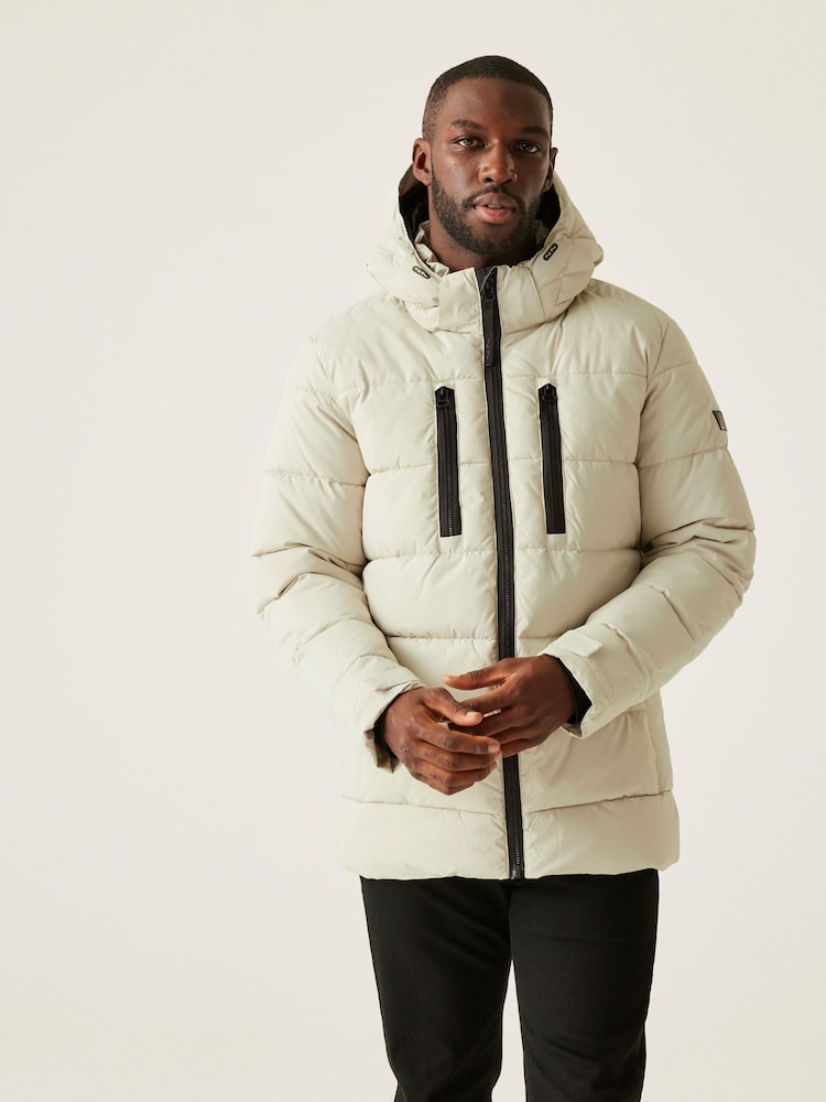 Regatta Cream Mens Layska Padded Jacket - Image 1 of 6