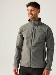 Regatta Grey Mens Arana Softshell Jacket - Image 1 of 8