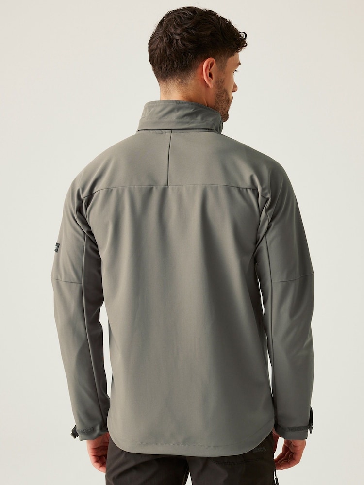 Regatta Grey Mens Arana Softshell Jacket - Image 2 of 8