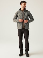 Regatta Grey Mens Arana Softshell Jacket - Image 3 of 8