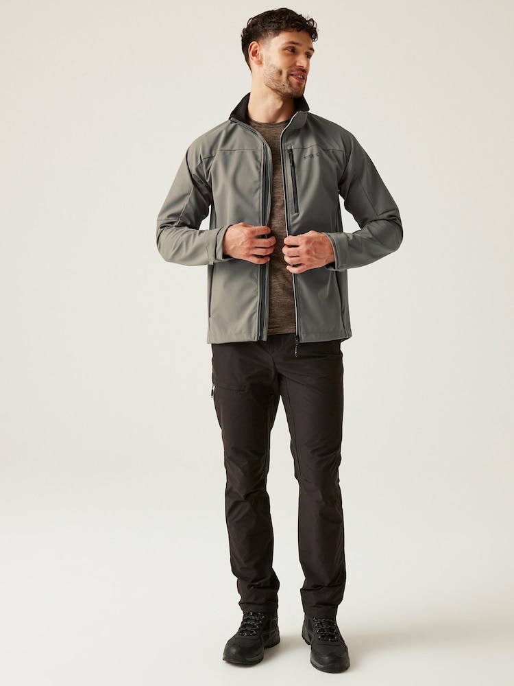 Regatta Grey Mens Arana Softshell Jacket - Image 3 of 8