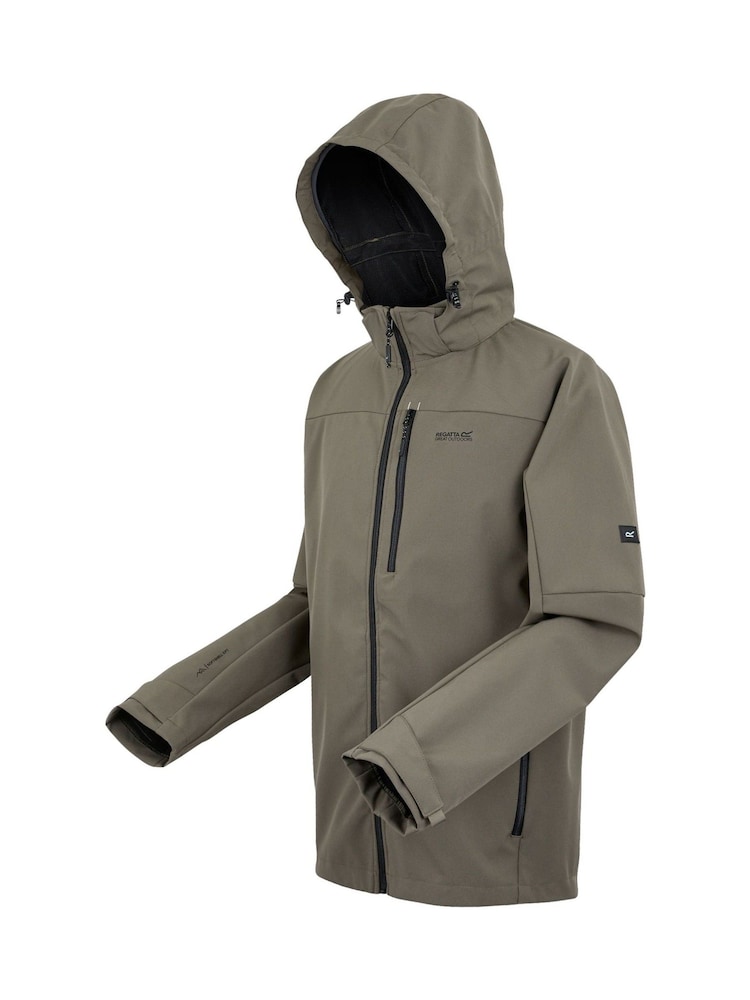 Regatta Grey Mens Arana Softshell Jacket - Image 8 of 8