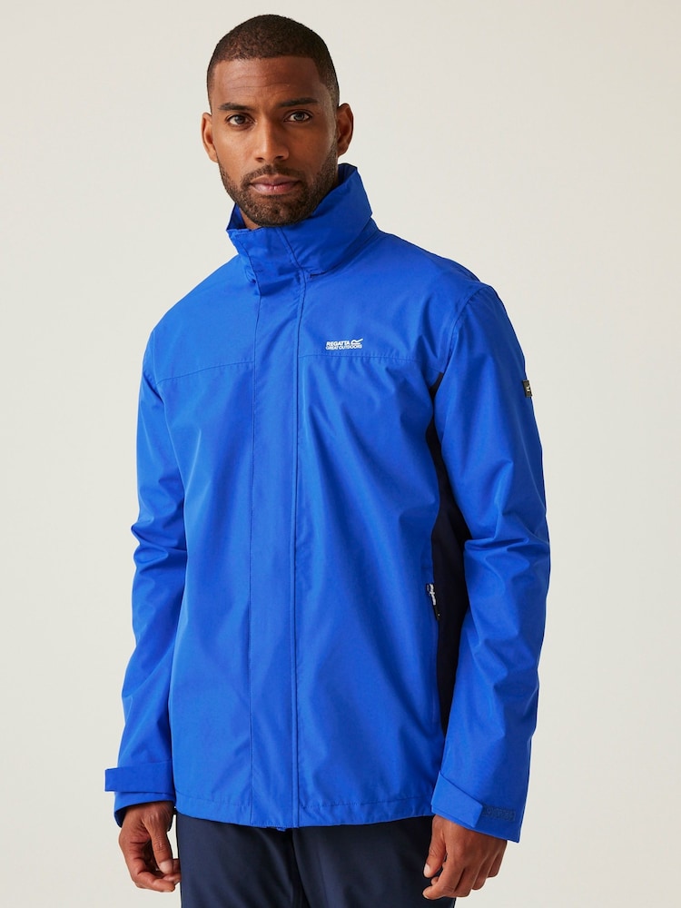 Regatta Dark Blue Mens Matt II Waterproof Jacket - Image 1 of 8