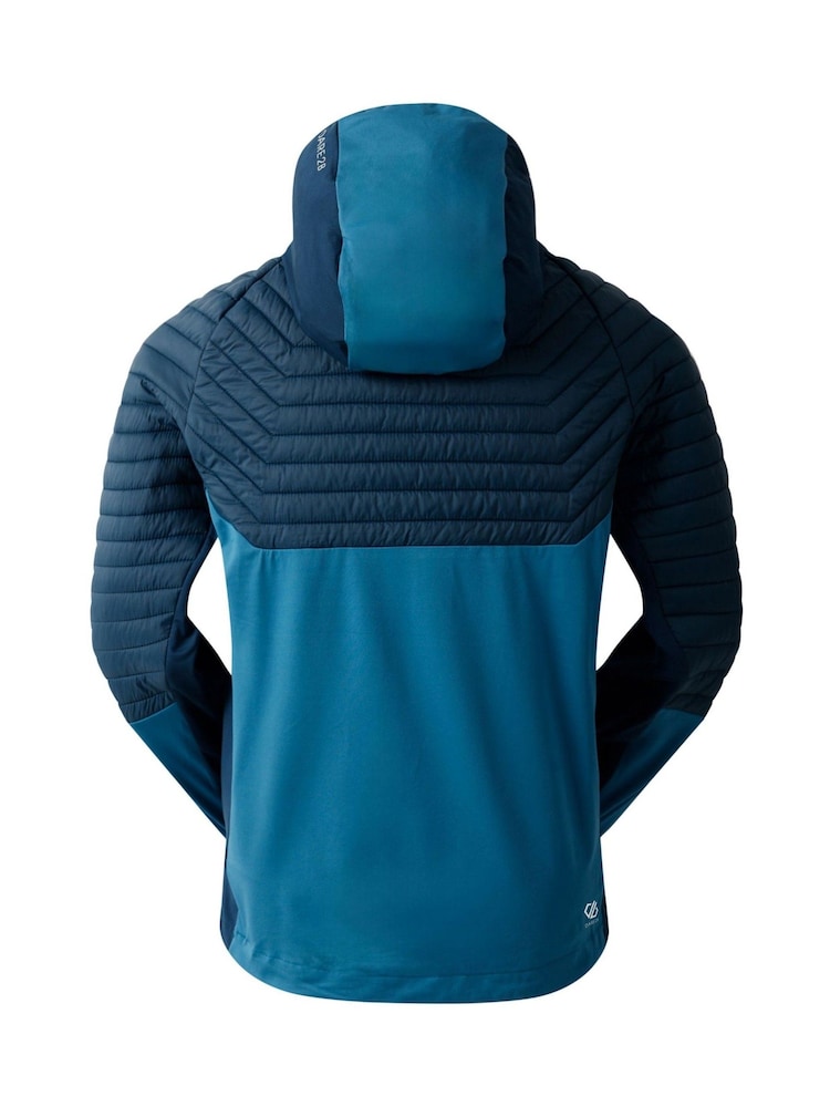 Dare 2b Mens Blue Descending II Hybrid Jacket - Image 3 of 3 Dare 2b Mens Blue Descending II Hybrid Jacket - Image 3 of 3