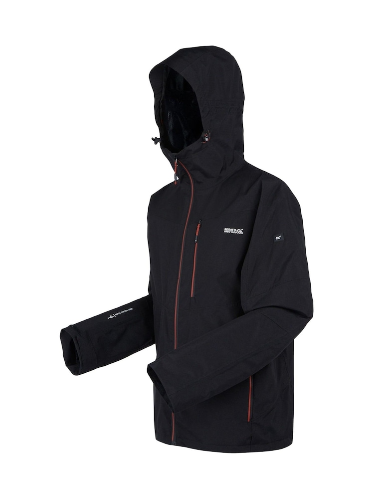 Regatta Black Mens Wentwood IX 3-in-1 Waterproof Jacket - Image 11 of 11