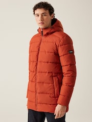 Regatta Red Mens Lakiver Mid Weight Padded Jacket - Image 1 of 6
